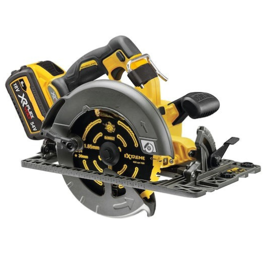 54V XR FLEXVOLT 190mm Track-Compatible Circular Saw – 2 x 6.0Ah Batteries