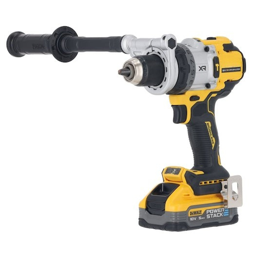 20V MAX XR 1/2 Inch Brushless Cordless Hammer Drill Kit with 8AH Battery and Charger, 3 Speed (DCD1007WW1)